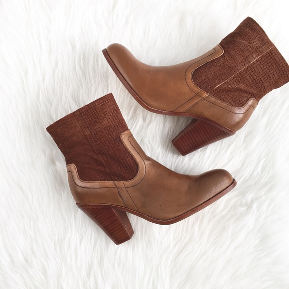 Corso Como | whiskey suede & leather western boots - Picture 8 of 9